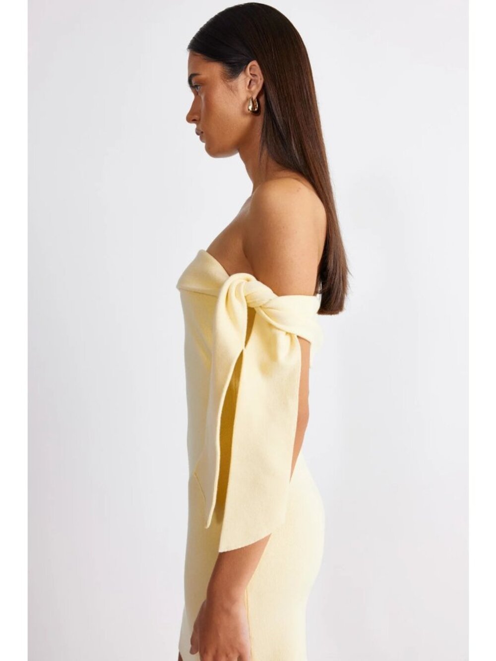 SNDYS Jaymes Mini Dress in Panna Cotta Medium New Womens Knit - Picture 10 of 15